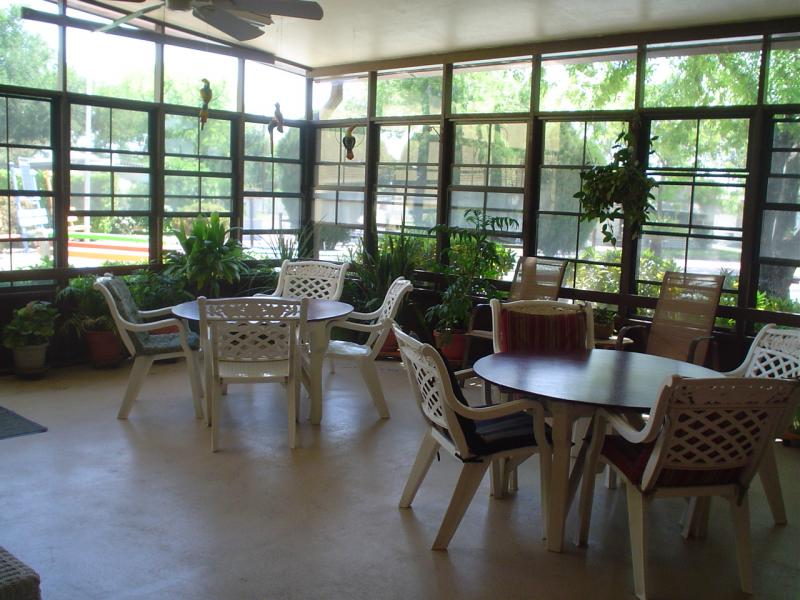 Sunroom attached to Rec Hall